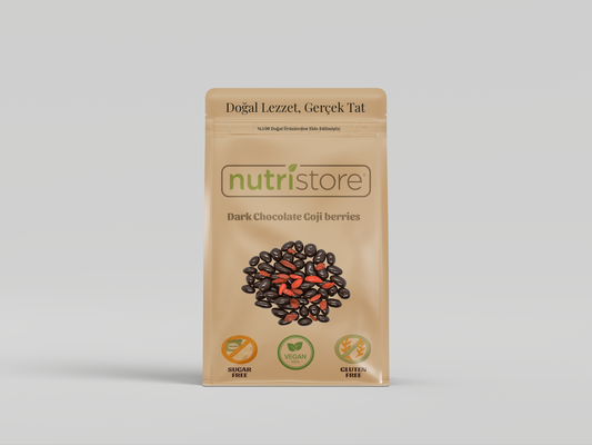 Bitter Çikolatalı Goji Berries (Kurt Üzümü) – Doğal ve Katkısız