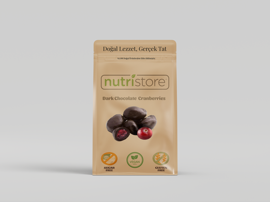 Bitter Çikolatalı Turna Yemişi (Cranberries) – Doğal ve Katkısız