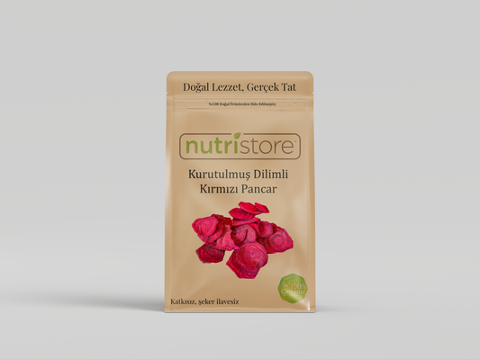 Kurutulmuş Dilimli Kırmızı Pancar | Doğal Lif ve Antioksidan Kaynağı