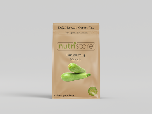 Kurutulmuş Kabak | Doğal Lif ve Vitamin Kaynağı, Hafif Sebze Atıştırmalığı