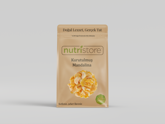 Kurutulmuş Dilimli Mandalina | Ferahlatıcı, C Vitamini Zengini Doğal Atıştırmalık