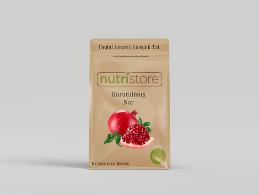 Kurutulmuş Nar | Antioksidan Zengini, Doğal Tatlı-Ekşi Meyve Atıştırmalığı