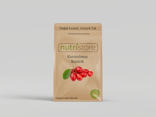 Kurutulmuş Kızılcık | Doğal Ekşi Tat, Antioksidan ve C Vitamini Kaynağı