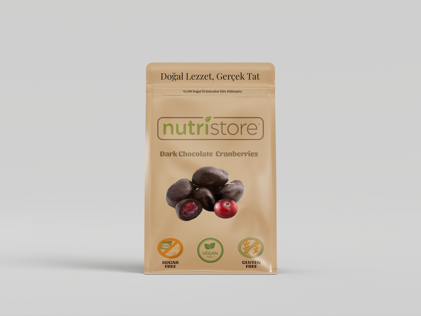Bitter Çikolatalı Turna Yemişi (Cranberries) – Doğal ve Katkısız