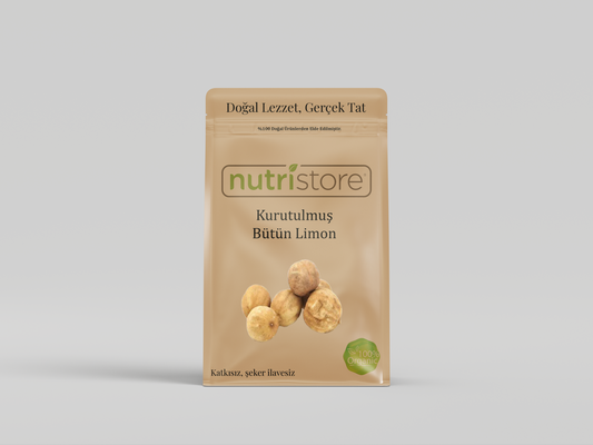 Kurutulmuş Bütün Organik Limon – Doğal Tat, Sağlıklı Atıştırmalık
